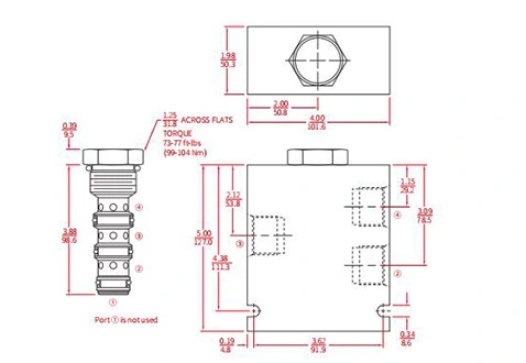 Rendimiento/Dimensión/Dibujo Seccional del Divisor de Flujo de IFD52-45/Combinador