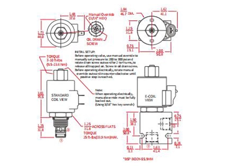 Rendimiento/dimensión/dibujo seccional de ITS10-26 válvula de alivio pilotada