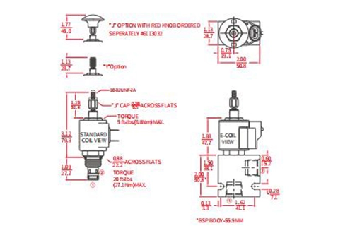 Rendimiento/Dimensión/Dibujo Seccional de ISV08-20J Poppet 2-Way N.C. Solucionamiento manual de tirón