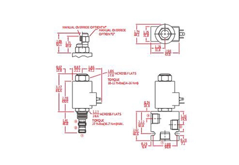 Rendimiento/dimensión/dibujo seccional de IPV70-30 Válvula de control de flujo proporcional